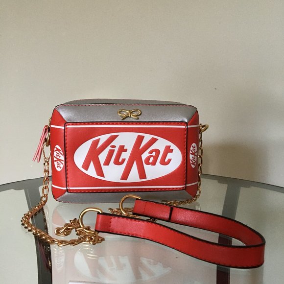 Kit Kat -Small Bag Shoulder/Cross Body Red, White - Picture 1 of 14